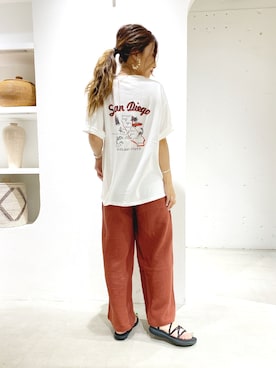 「アイテム（サンダル）」を使った、sonaさん（レディース・159cm・10代）の夏コーディネート