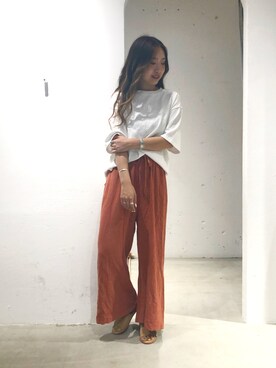 「アイテム（サンダル）」を使った、sonaさん（レディース・159cm・10代）の夏コーディネート