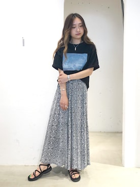 「アイテム（サンダル）」を使った、sonaさん（レディース・159cm・10代）の夏コーディネート