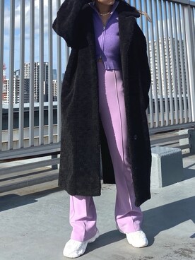 「SHAGGIE（シャギー）のアイテム（その他アウター）」を使った、sonaさん（レディース・159cm）の冬コーディネート
