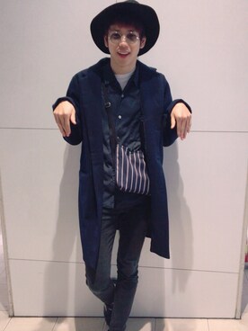 「wearhalloween2017」｜「アイテム（チェスターコート）」を使った、TAKA@Kさん（メンズ・174cm）の秋コーディネート