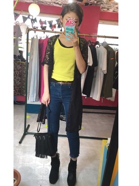 「Jagger（-）のアイテム」を使った、toyさん（レディース・164cm）の夏コーディネート