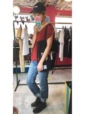 「Jagger（-）のアイテム」を使った、toyさん（レディース・164cm）の夏コーディネート