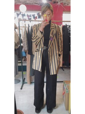 「Jagger（-）のアイテム」を使った、toyさん（レディース・164cm）の冬コーディネート