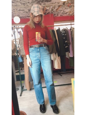 「Jagger（-）のアイテム」を使った、toyさん（レディース・164cm）の冬コーディネート