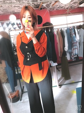 「Jagger（-）のアイテム」を使った、toyさん（レディース・164cm）の秋コーディネート