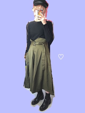 「Jagger（-）のアイテム」を使った、toyさん（レディース・164cm）の秋コーディネート