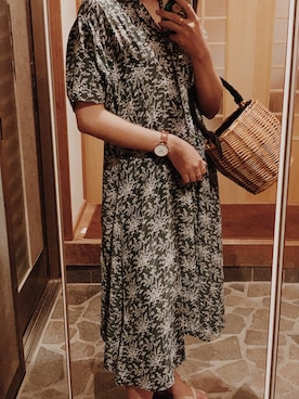 「ALOHA（アロハ）のアイテム」を使った、tai さん（レディース・155cm）の夏コーディネート