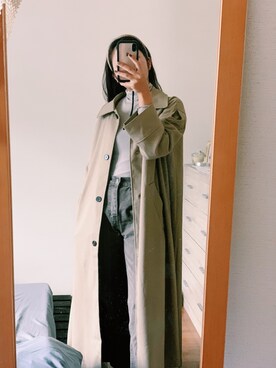 「stylemixerのアイテム（ジャケット/アウター、ベージュ系）」を使った、tai さんの秋コーディネート