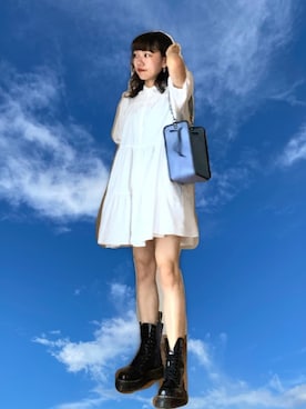 「ZARAワンピース」｜himastubushiさん（レディース・165cm）の秋コーディネート