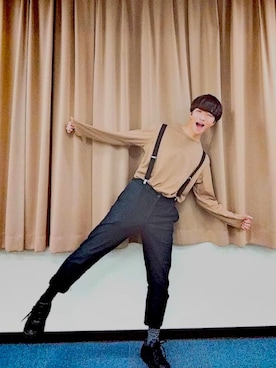 サスペンダーを使った かわいい のメンズ人気ファッションコーディネート Wear