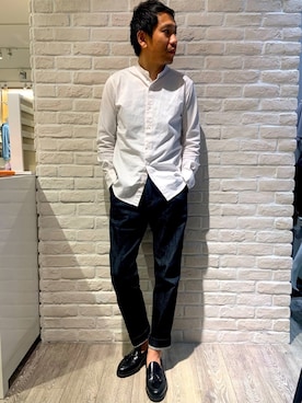 「DESIGNWORKS（デザインワークス）のアイテム」を使った、ToruFukumotoさん（メンズ・175cm）の春コーディネート