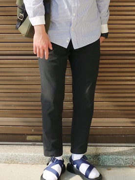 「BRADY」｜「アイテム（アナログ腕時計）」を使った、けんじろーさん（メンズ・162cm）の夏コーディネート