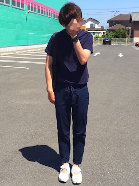 「BRADY」｜「アイテム（アナログ腕時計）」を使った、けんじろーさん（メンズ・162cm）の夏コーディネート