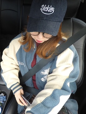 「VANS（バンズ）のアイテム（ブルゾン）」を使った、Min.さん（レディース・155cm）の秋コーディネート