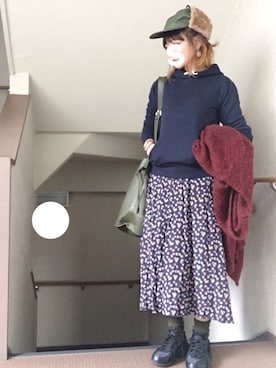 skyさん（レディース・153cm）の冬コーディネート