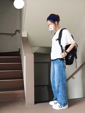「Factor=（ファクターイコール）のアイテム（パンツ）」を使った、skyさん（レディース・153cm）の春コーディネート
