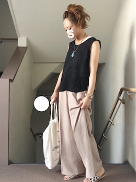 「TIDEWAY（タイドウェイ）のアイテム（腕時計）」を使った、skyさん（レディース・153cm）の夏コーディネート