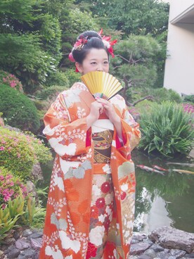 michato 。 さんの（kimono | キモノ）を使ったコーディネート