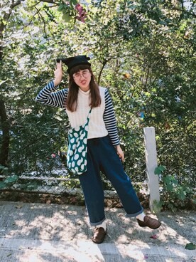 Dさん(レディース・155cm)の冬コーディネート