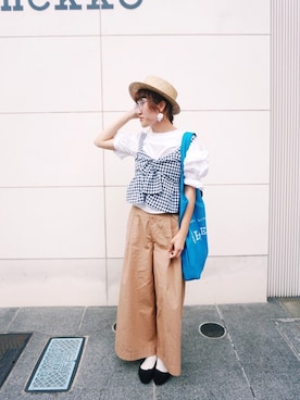 Dさん（レディース・155cm）の夏コーディネート