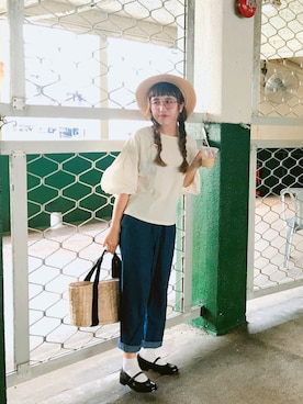 Dさん（レディース・155cm）の秋コーディネート