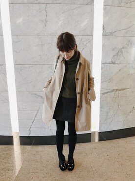「Charlotte Olympia（シャーロットオリンピア）のアイテム」を使った、Dさん（レディース・155cm）の冬コーディネート