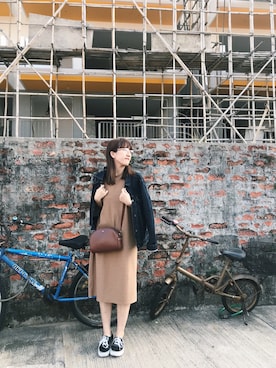 Dさん(レディース・155cm)の冬コーディネート