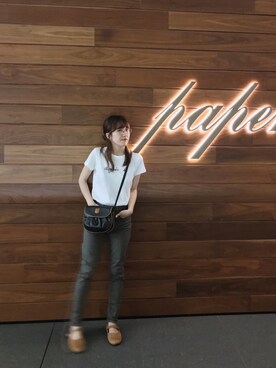 「CELINE」｜「アイテム（その他シューズ）」を使った、Dさん（レディース・155cm）の春コーディネート