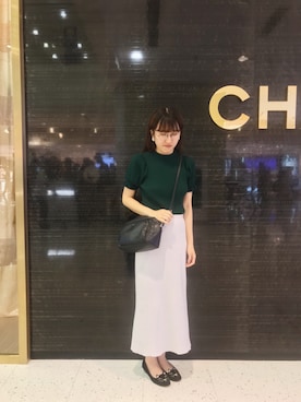 「Charlotte Olympia（シャーロットオリンピア）のアイテム」を使った、Dさん（レディース・155cm）の夏コーディネート