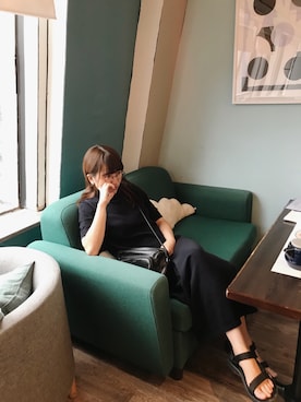 「Steven Alan（スティーブンアラン）のアイテム（ワンピース/ドレス）」を使った、Dさん（レディース・155cm）の夏コーディネート