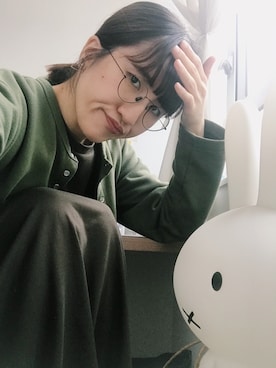 「AVAN LILY（アヴァンリリィ）のアイテム（ワンピース/ドレス）」を使った、Dさん（レディース・155cm）の冬コーディネート