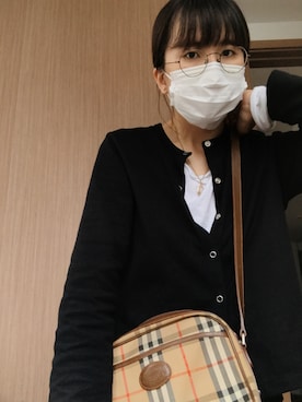 「バーバリー」｜「アイテム（アクセサリー）」を使った、Dさん（レディース・155cm）の春コーディネート
