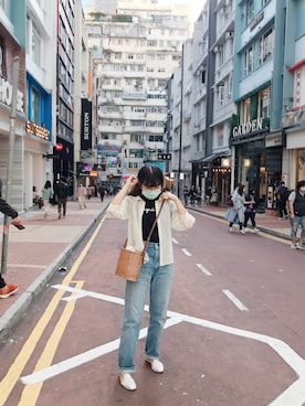 「Dip Drops（Dip Drops）のアイテム」を使った、Dさん（レディース・155cm）の春コーディネート