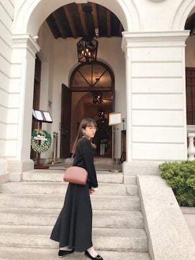 「Charlotte Olympia（シャーロットオリンピア）のアイテム」を使った、Dさん（レディース・155cm）の冬コーディネート