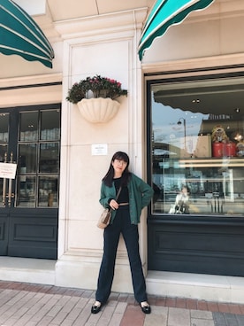 「Charlotte Olympia（シャーロットオリンピア）のアイテム」を使った、Dさん（レディース・155cm）の冬コーディネート