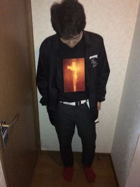 「wearhalloween2017」｜「アイテム（スラックス）」を使った、いわおさん（メンズ・170cm）の秋コーディネート