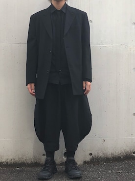 「アイテム（フォーマルスーツ/小物）」を使った、いわおさん（メンズ・170cm・10代）の秋コーディネート