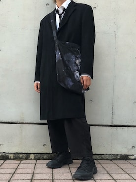 「アイテム（フォーマルスーツ/小物）」を使った、いわおさん（メンズ・170cm・10代）の秋コーディネート