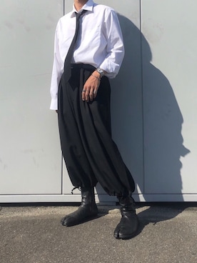 「アイテム（フォーマルスーツ/小物）」を使った、いわおさん（メンズ・170cm・10代）の春コーディネート
