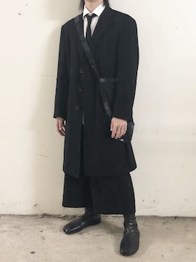 「アイテム（フォーマルスーツ/小物）」を使った、いわおさん（メンズ・170cm・20代）の冬コーディネート