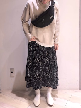 「レプシィム(LEPSIM)」｜「アイテム（パーカー）」を使った、やまゆかさん（レディース・161cm）の春コーディネート