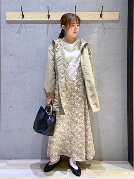 「レプシィム(LEPSIM)」｜「アイテム（ハンドバッグ）」を使った、やまゆかさん（レディース・161cm）の冬コーディネート