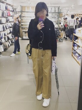 「PULL&BEAR（プルアンドベア）のアイテム（ブルゾン）」を使った、kasu.さん（レディース・168cm）の春コーディネート