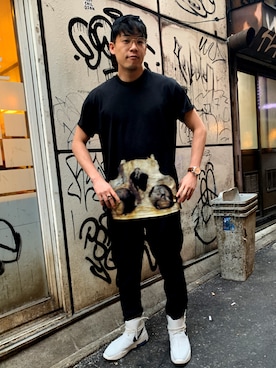 「GIVENCHY」｜「アイテム（アクセサリー）」を使った、Keitaさん（メンズ・175cm）の春コーディネート