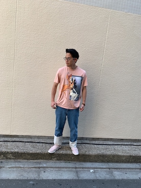 「GIVENCHY」｜「アイテム（アクセサリー）」を使った、Keitaさん（メンズ・175cm）の春コーディネート
