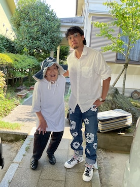 「READYMADE（レディメイド）のアイテム（シューズ）」を使った、Keitaさん（メンズ・175cm）の夏コーディネート