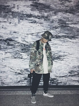 「NEXHYPE（ネックスハイプ）のアイテム」を使った、Gさん（メンズ・168cm）の冬コーディネート