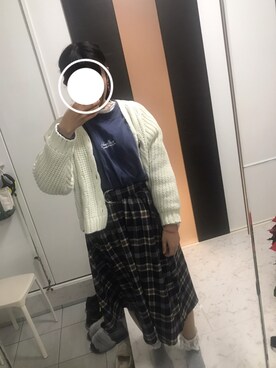 「SpRay PREMIUM（スプレイプレミアム）のアイテム（ニット/セーター）」を使った、aさん（レディース・158cm）の冬コーディネート