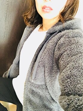 「Champion（チャンピオン）のアイテム（その他アウター）」を使った、nanasakuさん（レディース・153cm）の冬コーディネート